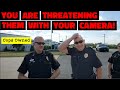 Recording Them Is A Crime! Journalist Owns Dumb Cops! First Amendment Audit! Charles City, IA! #lol