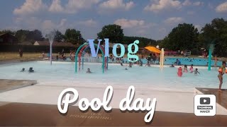 Summer Pool Vlog: Swimming, Diving and Pool Games