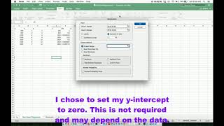 Non-linear Regression Analysis in Microsoft Excel