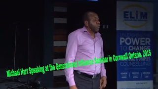 Michael Hart Speaking at the Generational Influence Seminar in Cornwall Ontario, 2015