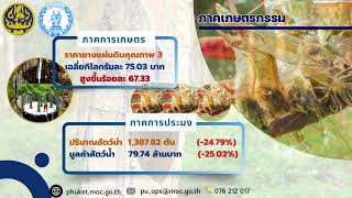 ภาวะเศรษฐกิจการค้าจังหวัดภูเก็ต ประจำเดือนมิถุนายน 2567