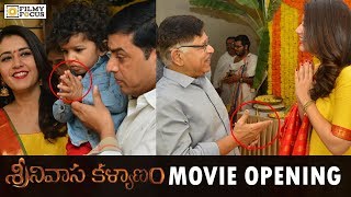 Srinivasa Kalyanam Movie Opening Video | Nithiin, Raashi Khanna, Dil Raju - Filmyfocus.com