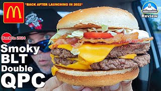 McDonald's® Smoky BLT Double QPC Review! 🌫️🥓🥬🍅 | It's BACK! | theendorsement