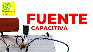 FUENTE CAPACITIVA PARA LÁMPARAS LED DE 12W