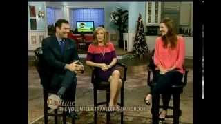 WFLA Daytime Interview about Travel and the Volunteer Traveler's Handbook