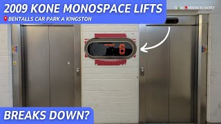 Breaks Down? | 2009 KONE MonoSpace Lifts at The Bentall Centre Car Park A in Kingston upon Thames