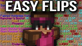 NO EFFORT ah flipping for 1 hour... 60m+ profit? | Hypixel Skyblock