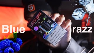 NEW GEEK BAR *PULSE X* Blue Razz Ice Unboxing & Review