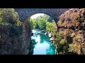 koprulu canyon from the drone. turkey