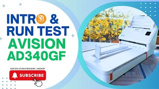 Avision AD340GF เครื่องสแกนเอกสารสำนักงานหน้ากว้าง A4 มีสองระบบในเครื่องเดียว