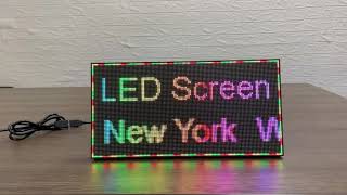 LED Banner With Full Color Displaying Scrolling Message And Programmable LED Sign