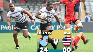 Fiji vs Usa Hong Kong 7s (Highlights) 2022.#rugby7s #fijirugby #rugby