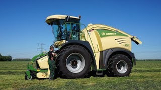 Gras hakselen met de nieuwe Krone OptiMaize Big X 580.