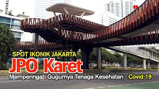 JPO Karet - JPO Kapal Pinisi Memperingati Gugurnya Tenaga Kesehatan Selama Pandemi Covid-19