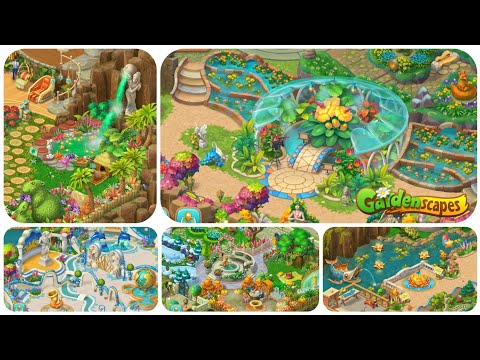 Gardenscapes: todas las áreas completadas #gardenscapes