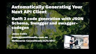 Jesse Collis - Automatically Generating your API Client with Swagger and Swagger Codegen