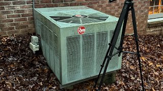 2001 Rheem Classic Heat Pump - Full Defrost Cycle W/Steam