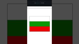 How to Draw Bulgaria Flag in Python Turtle Module #shorts #python #turtle #coding #flag #bulgaria