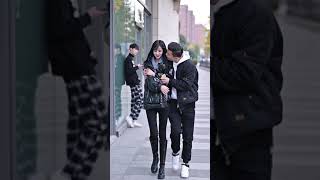 这女朋友是什么神仙操作？! 抖音街拍穿搭 / Street Couple Fashion Asian Douyin China