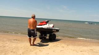 Jetski launch aquacart lake ontario