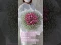 オーダーメイド　チューリップとカスミ草だけの花束