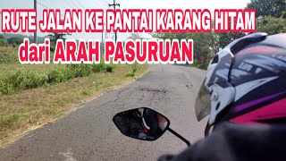 RUTE JALAN KE PANTAI KARANG HITAM#pantai#karanghitam