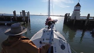 S2E123 Departing Cape May and Bound for Chesapeake City via Delaware Bay and the C\u0026D canal