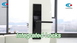 popular security and the mechanical key for emergency access digital door lock with hotel management