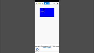 Iceland flag by using python