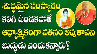 శుద్ధమైన సంస్కారం కలిగి ఉండక పోతే ఆధ్యాత్మికంగా పతనం అవుతారు | Gautama Buddha | Channa | Siddhaguru