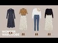 Pear body type outfit ideas, clothing and versatile capsule wardrobe.