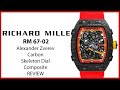 ▶ Richard Mille Extra Flat Alexander Zverev Germany Carbon TPT RM 67 - 02 - REVIEW