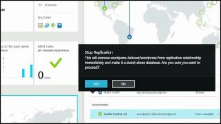 Azure SQL Database Configuring Geo Replication