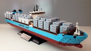 LEGO Maersk Line Triple-E Container Vessel set 10241 full Review