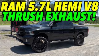 2016 RAM 1500 5.7L HEMI V8 w/ THRUSH EXHAUST!