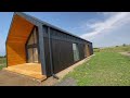 how to build our timberhaven prefab wood construction house part 1 outside