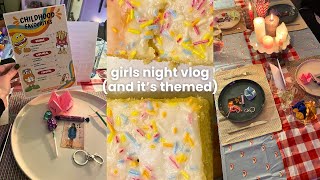 time to host girls night! prep vlog, cleaning & themed dinner party