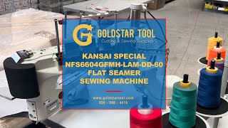 Product Showcase - Kansai Special NFS6604GFMH-LAM-DD-60 Sewing Machine-Goldstartool.com-800-868-4419