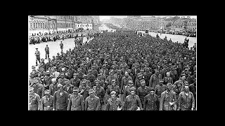 Parade of German prisoners of war in the streets of Moscow, 1944