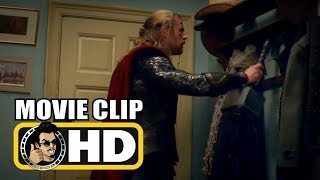 Thor: The Dark World (2013) Movie Clip - Thor Hangs His Hammer on Coat Rack |FULL HD| Marvel