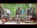 4 Indian Army Soldiers Killed in Encounter with Terrorists in Doda; Operation Ongoing