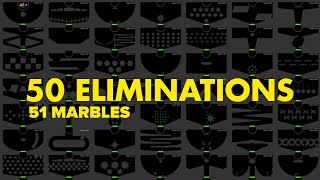 50 Stage Elimination Marble Race in Algodoo