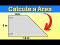 COMO CALCULAR A ÁREA DE UM TRAPÉZIO | Matemática Básica