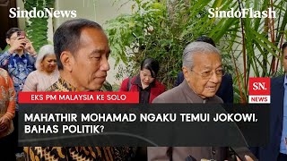 Mantan PM Malaysia Mahathir Mohamad Kunjungi Jokowi di Solo, Bahas Apa? | Sindo Flash