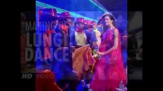 Lungi Dance : srk and Deepika Padukone  hot  :rajinikanth lungi dance:srk hot
