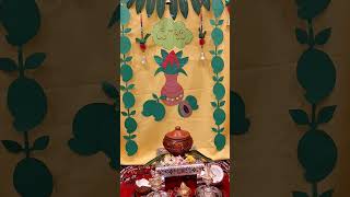 DIY Ugadi Decoration | Ugadi Festival in USA | Ugadi | #ytshorts  #Ugadishorts #youtubeshorts