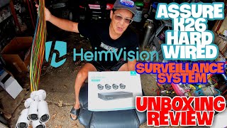 HEIMVISION ASSURE K26 1080P WIRED CCTV SECURITY SURVEILLANCE SYSTEM 4 CAMERA NIGHT VISION MOTION KIT