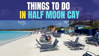 Explore Half Moon Cay! Carnival & Holland America's Private Island | Tender Ride, Beach & More!
