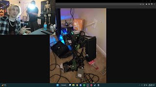 xQc shows Linus Tech his old PC