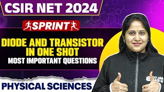 CSIR NET Dec 2024 Physical Sciences | Diode and Transistor in One Shot | PW